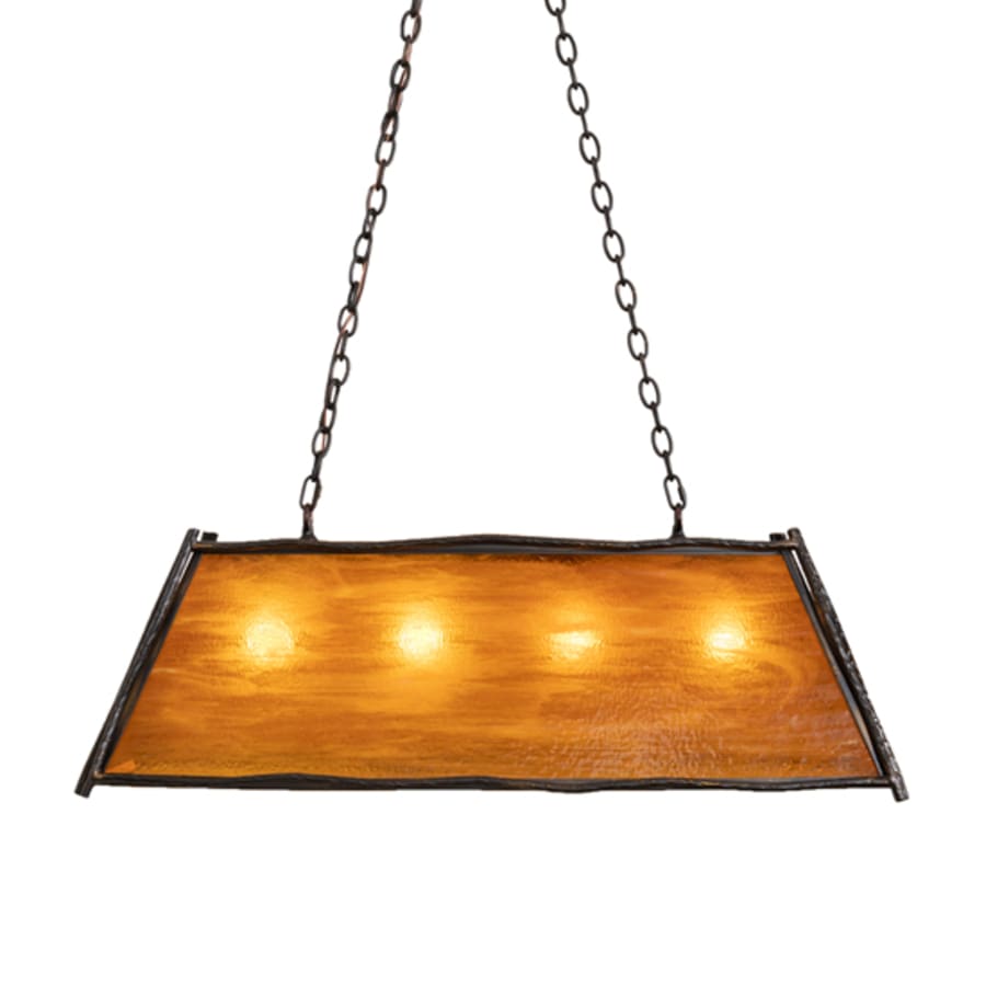 Meyda Tiffany 4 Light 42" Wide Linear Pendant