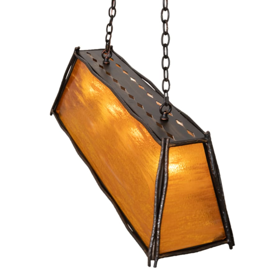 Meyda Tiffany 4 Light 42" Wide Linear Pendant