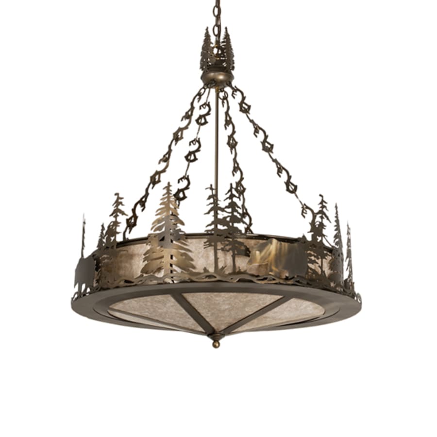 Meyda Tiffany 4 Light 24" Wide Abstract Pendant