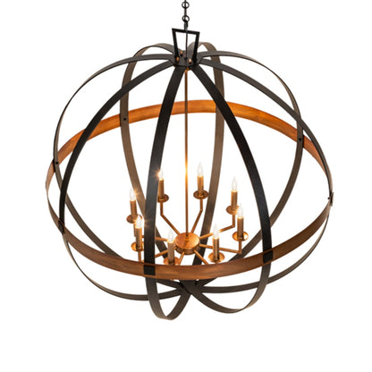 Meyda Tiffany 8 Light 42" Wide Taper Candle Pendant