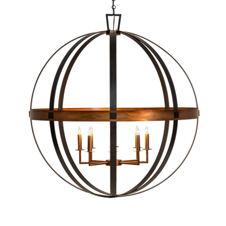 Meyda Tiffany 8 Light 42" Wide Taper Candle Pendant