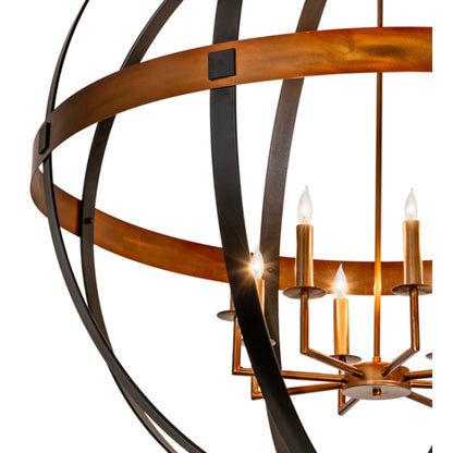 Meyda Tiffany 8 Light 42" Wide Taper Candle Pendant