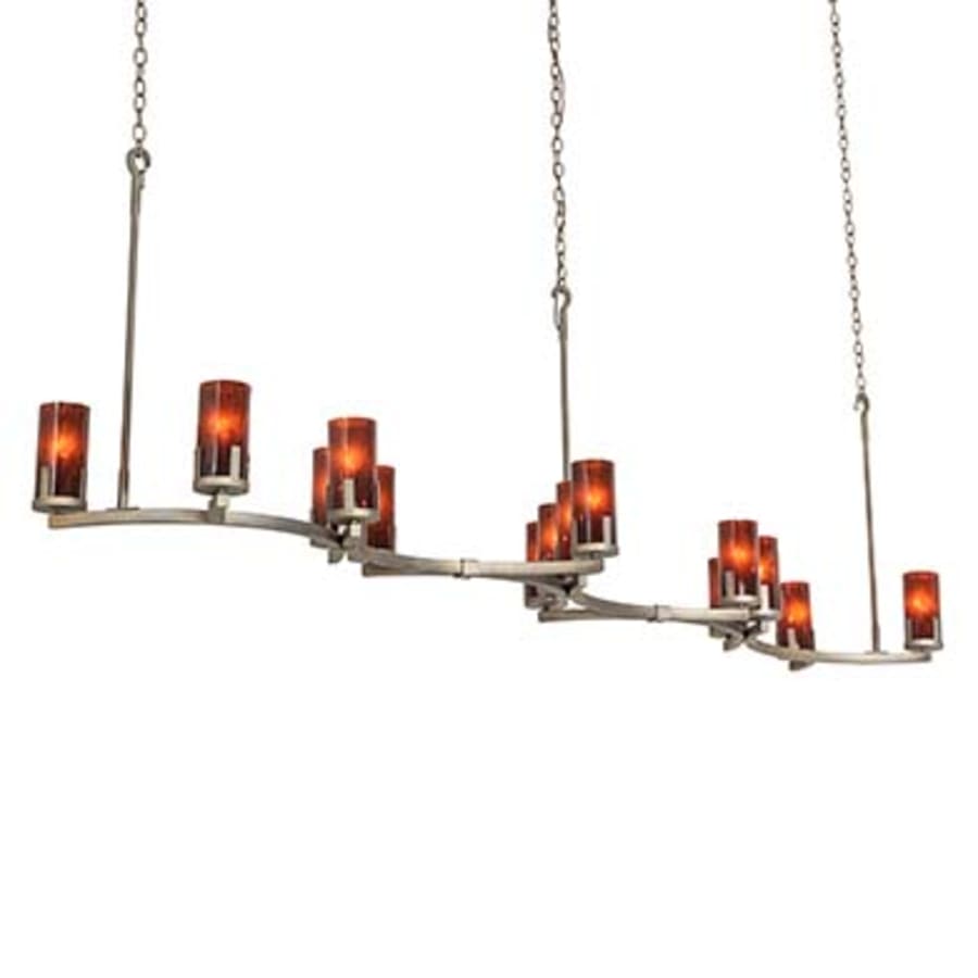 Meyda Tiffany Long Cero 14 Light 118" Wide Linear Chandelier