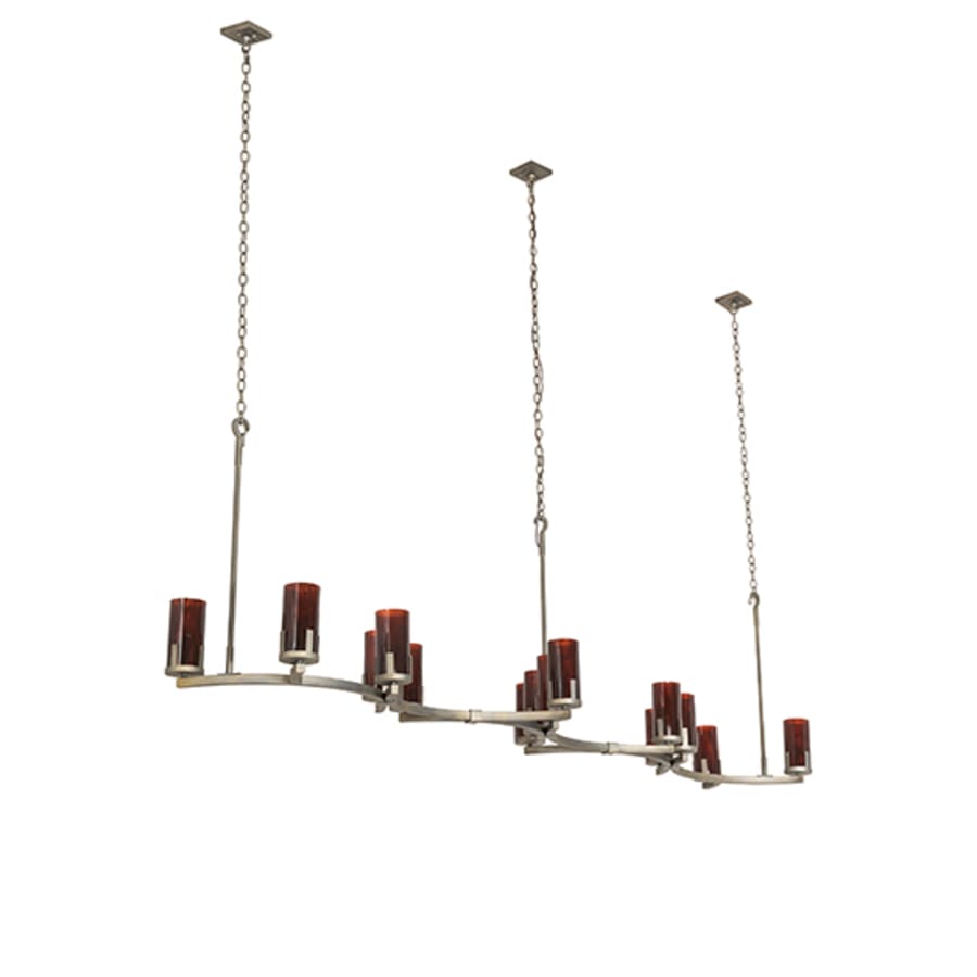 Meyda Tiffany Long Cero 14 Light 118" Wide Linear Chandelier