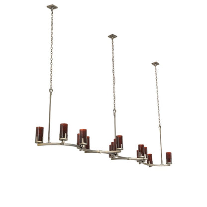 Meyda Tiffany Long Cero 14 Light 118" Wide Linear Chandelier