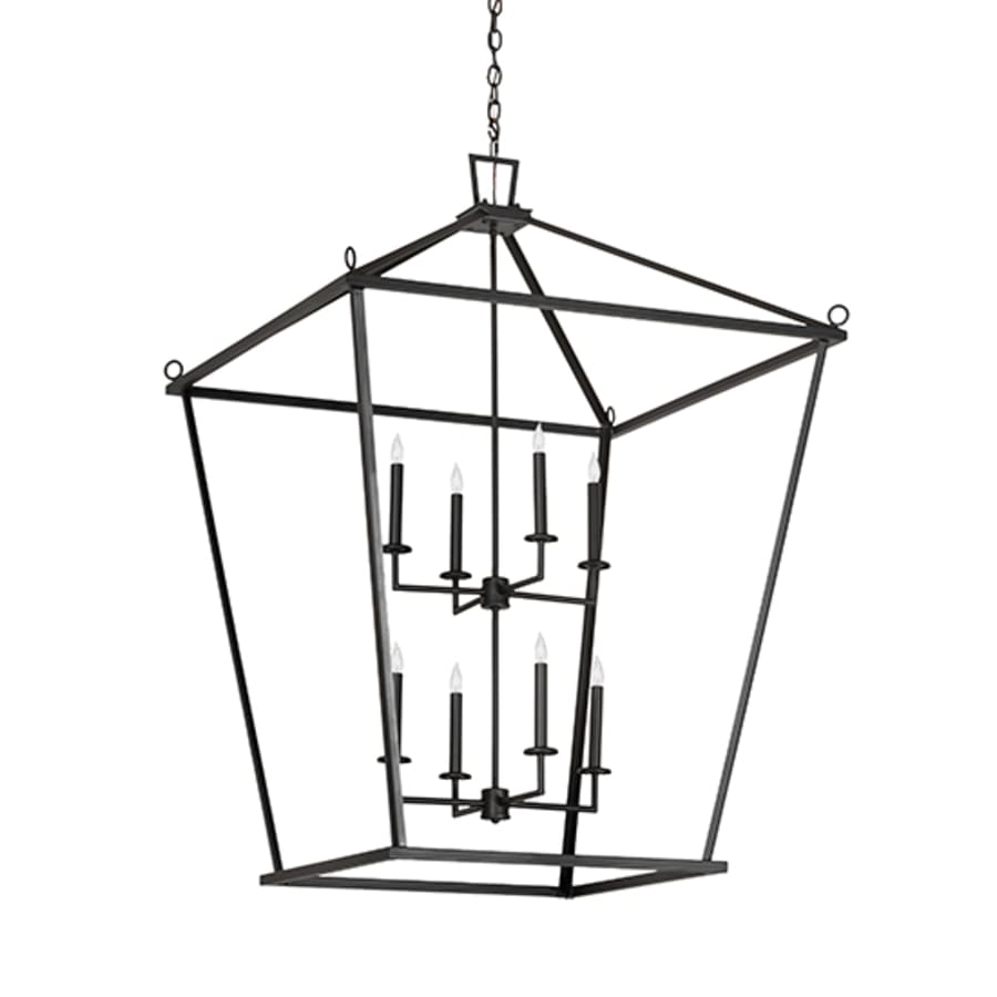 Meyda Tiffany 8 Light 51" Wide Taper Candle Pendant