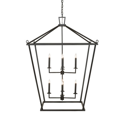 Meyda Tiffany 8 Light 51" Wide Taper Candle Pendant