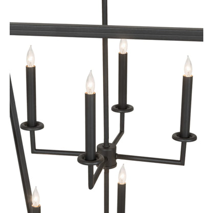 Meyda Tiffany 8 Light 51" Wide Taper Candle Pendant