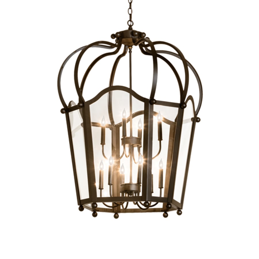 Meyda Tiffany 10 Light 33" Wide Taper Candle Pendant