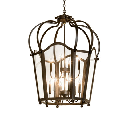 Meyda Tiffany 10 Light 33" Wide Taper Candle Pendant