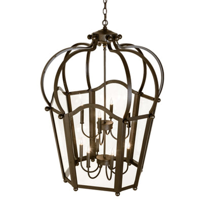 Meyda Tiffany 10 Light 33" Wide Taper Candle Pendant