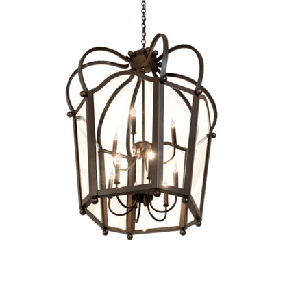 Meyda Tiffany 10 Light 33" Wide Taper Candle Pendant