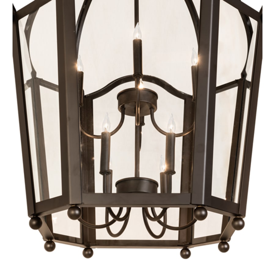 Meyda Tiffany 10 Light 33" Wide Taper Candle Pendant