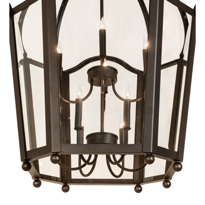 Meyda Tiffany 10 Light 33" Wide Taper Candle Pendant