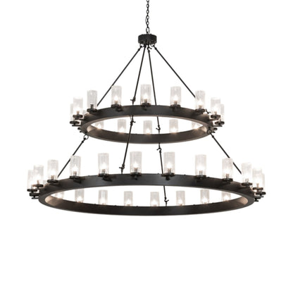 Meyda Tiffany Noziroh Ring 40 Light 72" Wide Ring Chandelier