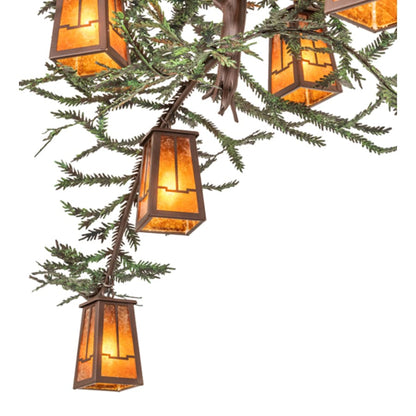 Meyda Tiffany Pine Branch 15 Light 62" Wide Chandelier