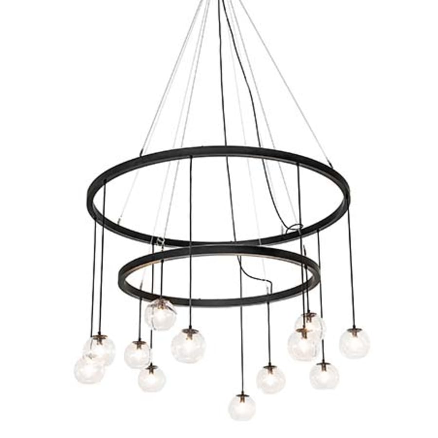 Meyda Tiffany Bola 12 Light 59" Wide Ring Chandelier