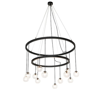 Meyda Tiffany Bola 12 Light 59" Wide Ring Chandelier