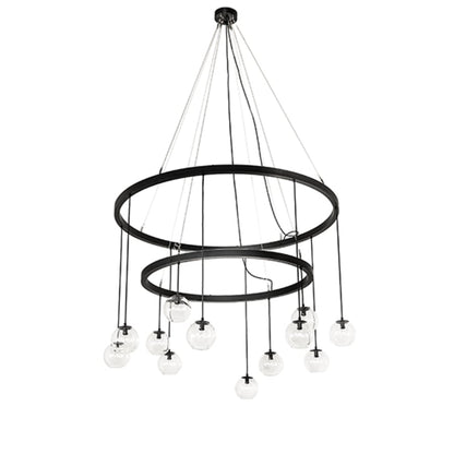 Meyda Tiffany Bola 12 Light 59" Wide Ring Chandelier