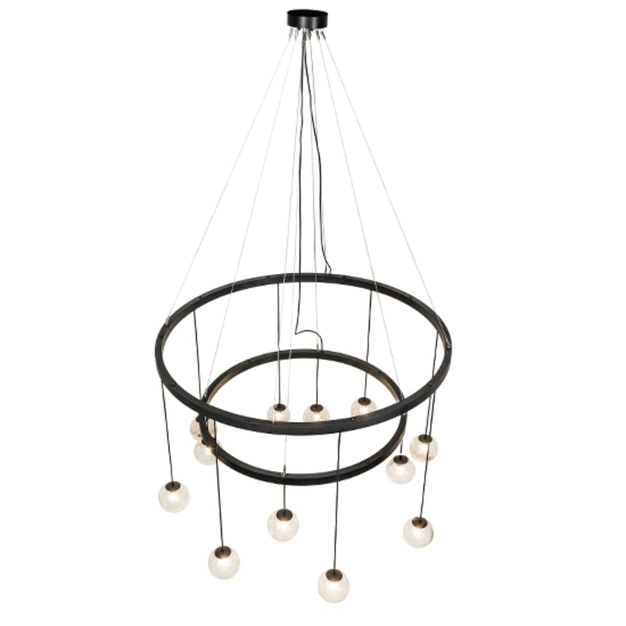Meyda Tiffany Bola 12 Light 59" Wide Ring Chandelier