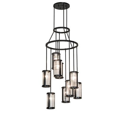 Meyda Tiffany Cartier 9 Light 30" Wide Ring Chandelier