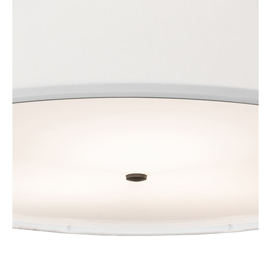 Meyda Tiffany Cilindro 3 Light 36" Wide Semi-Flush Drum Ceiling Fixture - Oil Rubbed Bronze Finish