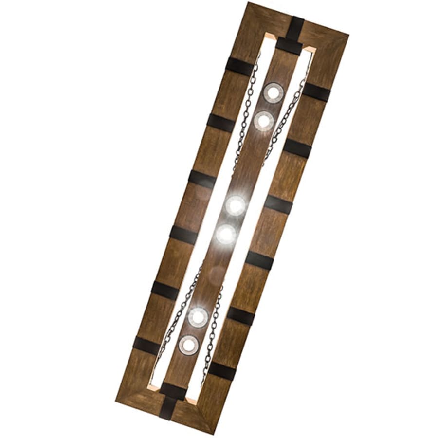 Meyda Tiffany 4 Light 72" Wide Linear Pendant