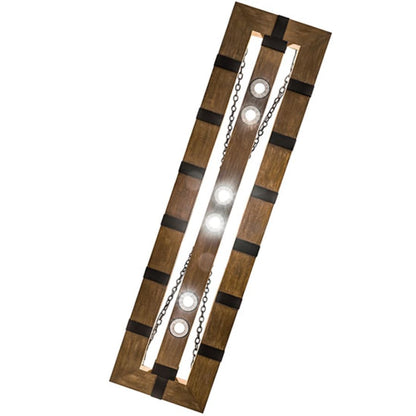 Meyda Tiffany 4 Light 72" Wide Linear Pendant