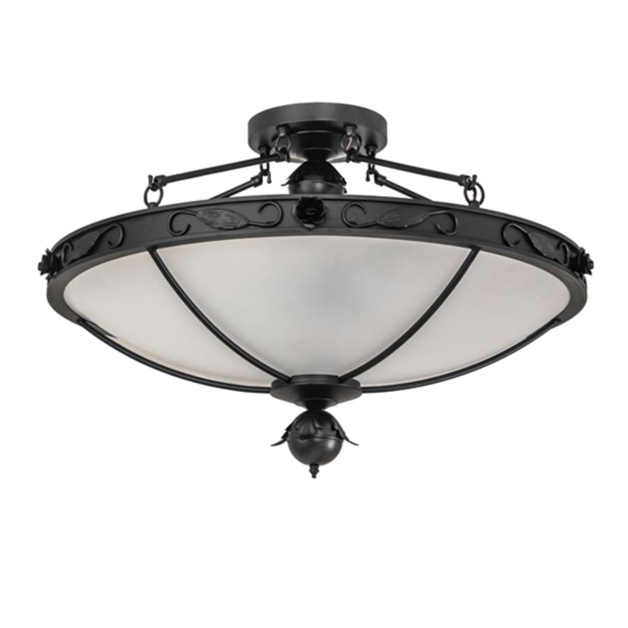 Meyda Tiffany Arabesque 5 Light 32" Wide Semi-Flush Bowl Ceiling Fixture