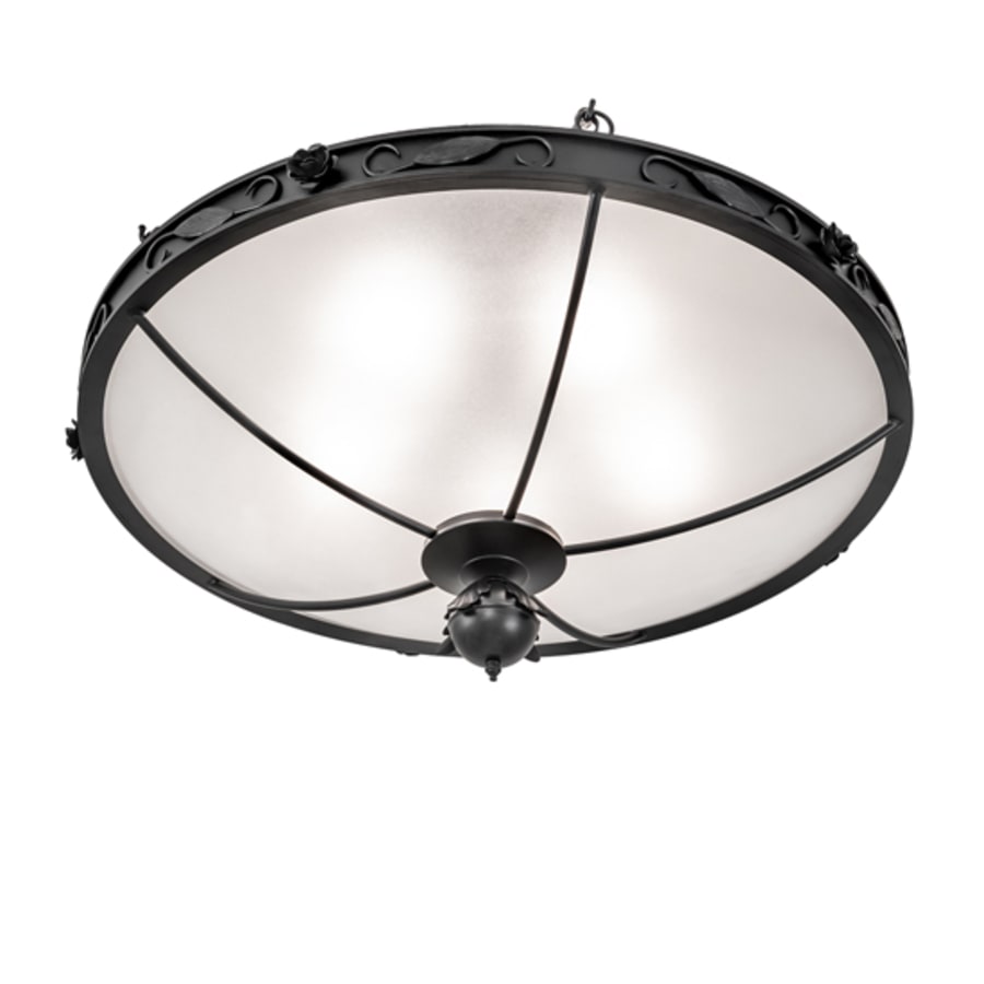 Meyda Tiffany Arabesque 5 Light 32" Wide Semi-Flush Bowl Ceiling Fixture