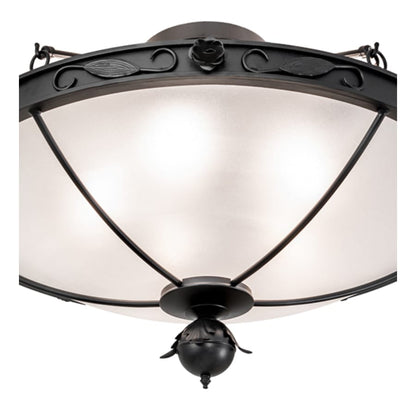 Meyda Tiffany Arabesque 5 Light 32" Wide Semi-Flush Bowl Ceiling Fixture