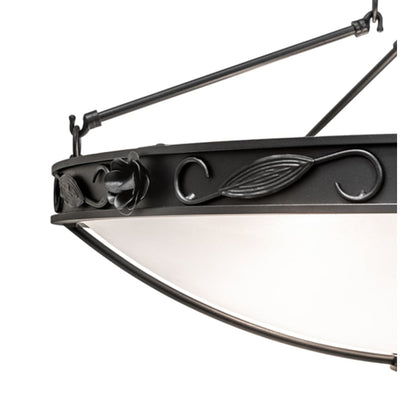 Meyda Tiffany Arabesque 5 Light 32" Wide Semi-Flush Bowl Ceiling Fixture