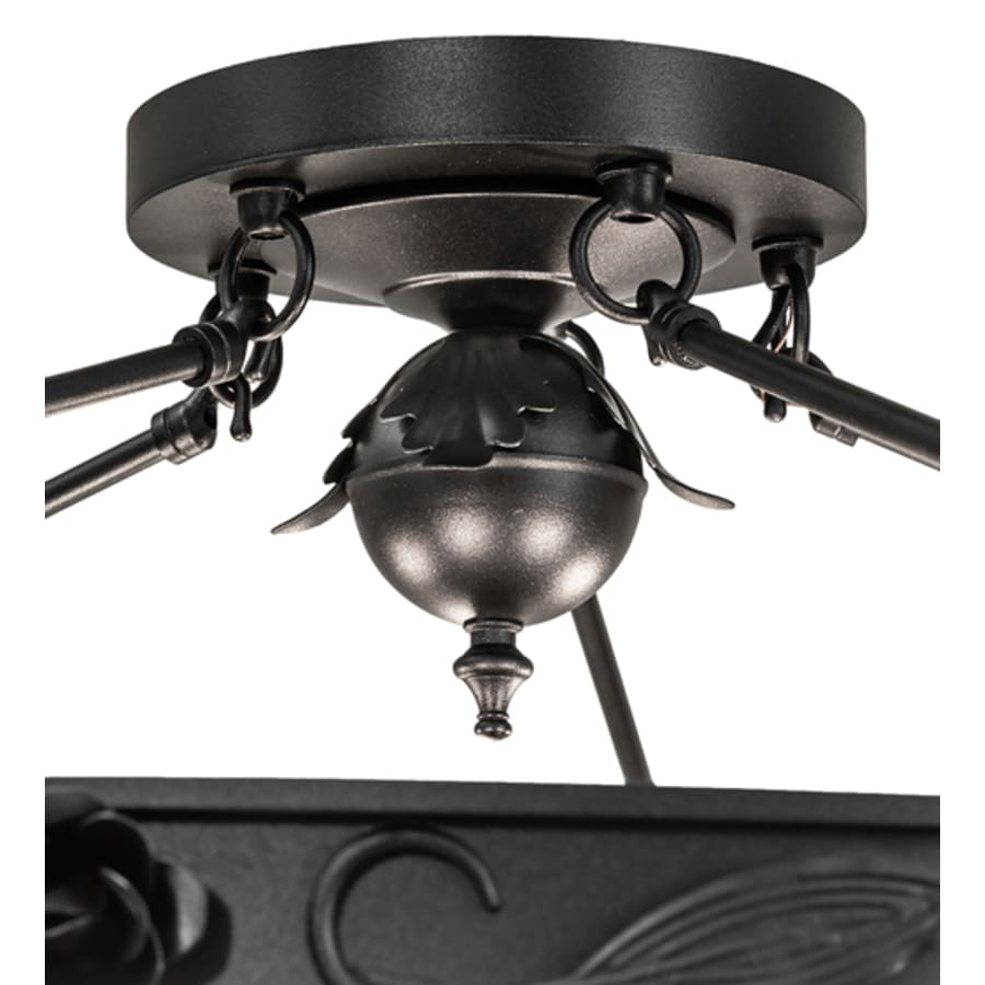 Meyda Tiffany Arabesque 5 Light 32" Wide Semi-Flush Bowl Ceiling Fixture