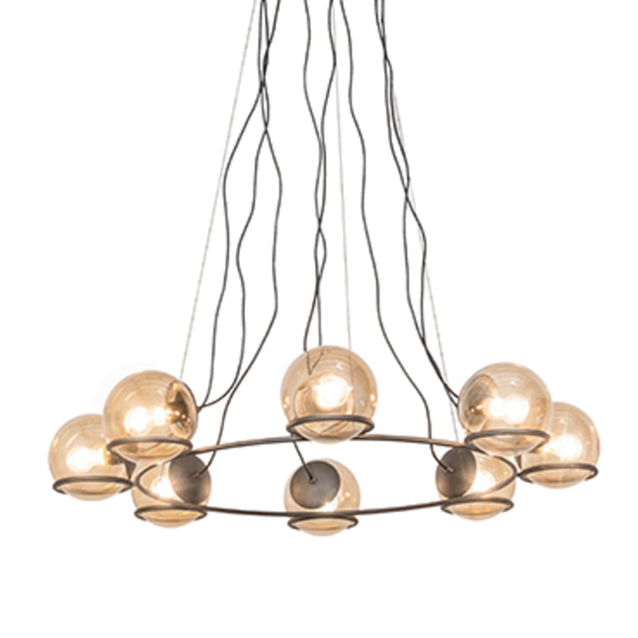 Meyda Tiffany 8 Light 50" Wide Suspension Pendant