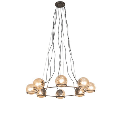 Meyda Tiffany 8 Light 50" Wide Suspension Pendant