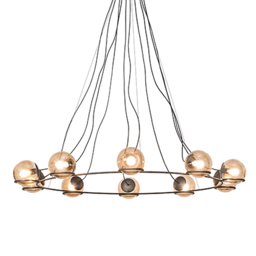 Meyda Tiffany 10 Light 73" Wide Suspension Pendant