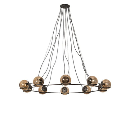 Meyda Tiffany 10 Light 73" Wide Suspension Pendant