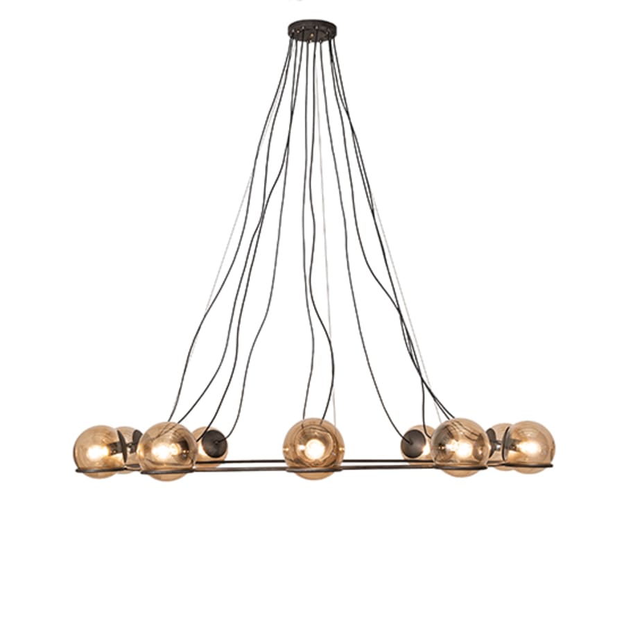 Meyda Tiffany 10 Light 73" Wide Suspension Pendant