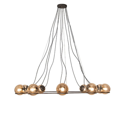 Meyda Tiffany 10 Light 73" Wide Suspension Pendant