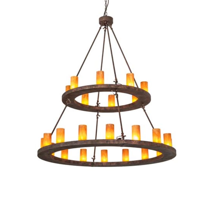 Meyda Tiffany Loxley 24 Light 54" Wide Ring Chandelier
