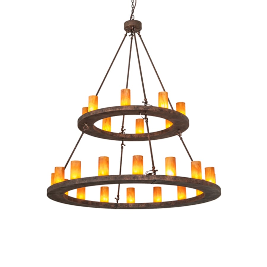 Meyda Tiffany Loxley 24 Light 54" Wide Ring Chandelier