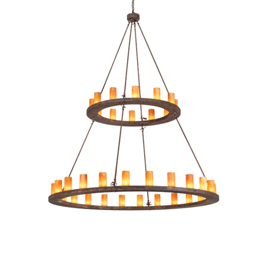 Meyda Tiffany Loxley 36 Light 72" Wide Ring Chandelier