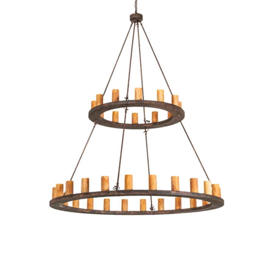 Meyda Tiffany Loxley 36 Light 72" Wide Ring Chandelier