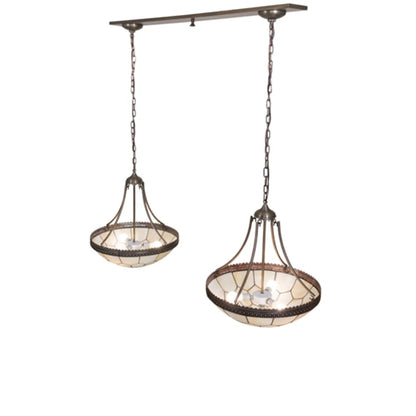 Meyda Tiffany 6 Light 56" Wide Linear Pendant