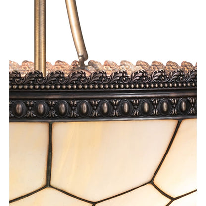 Meyda Tiffany 6 Light 56" Wide Linear Pendant
