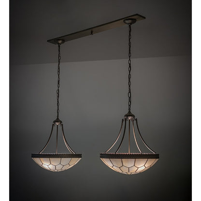 Meyda Tiffany 6 Light 56" Wide Linear Pendant