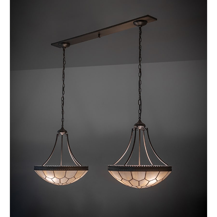 Meyda Tiffany 6 Light 56" Wide Linear Pendant