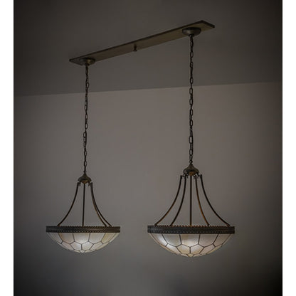 Meyda Tiffany 6 Light 56" Wide Linear Pendant