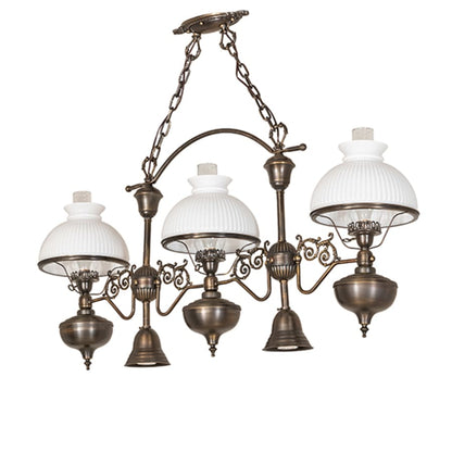 Meyda Tiffany 3 Light 48" Wide Linear Pendant