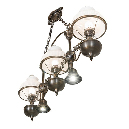 Meyda Tiffany 3 Light 48" Wide Linear Pendant